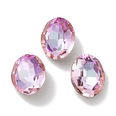 Glass Rhinestone Cabochons RGLA-G020-02A-D123-1