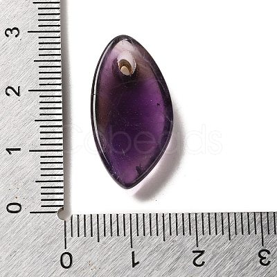 Natural Amethyst Pendants G-K355-01G-02-1