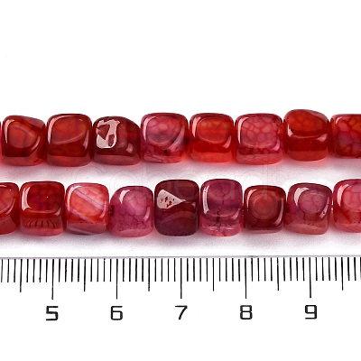 Natural Dragon Veins Agate Beads Strands G-G177-E14-01-1