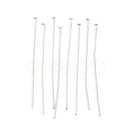 Tarnish Resistant 304 Stainless Steel Flat Head Pins STAS-E023-0.6x35mm-1