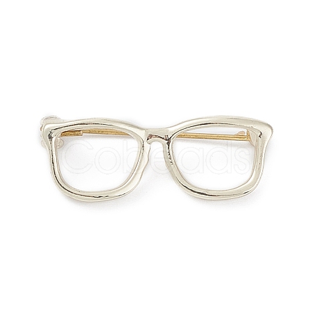 Alloy Eyeglasses Frame Brooch Pin JEWB-M027-03LG-1