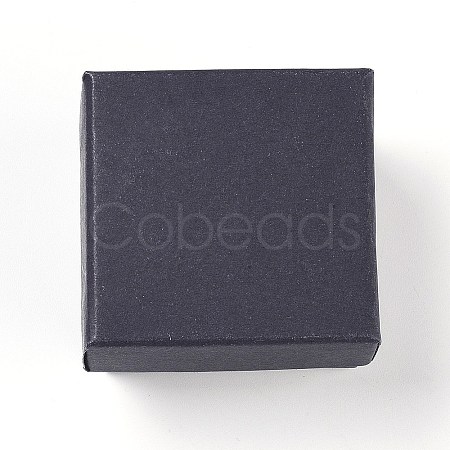 24Pcs Paper Cardboard Jewelry Ring Boxes CBOX-TA0001-10B-1