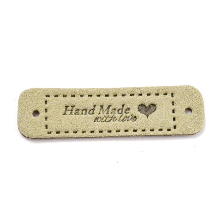 PU Leather Label Tags DIY-H131-A08-1