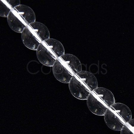 Crystal Glass Round Beads Strands EGLA-F037-8mm-B02-1