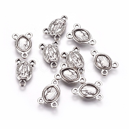 Tibetan Style Alloy Chandelier Component Links PALLOY-WH0066-03AS-1