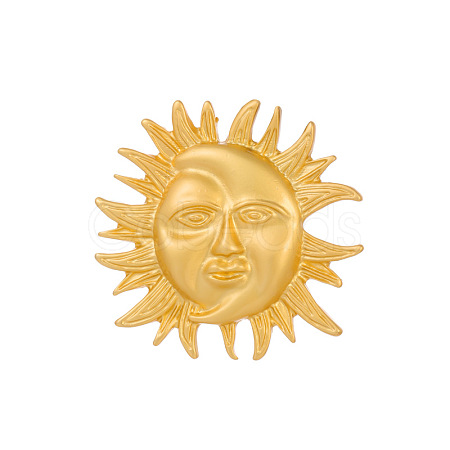 Sun God Brooch Pin JEWB-Z031-10G-1