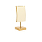 Velvet & Metal Single Necklace Display Riser Stands, L-Shaped, Golden, Cornsilk, 4.5x4.5x12cm