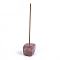 Natural Strawberry Quartz Incense Burners Holder, Aromatherapy Furnace Home Decor, Cube, 15~25mm