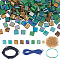 ARRICRAFT DIY Glass Seed Beaded Bracelet Making Kit, Tile Bracelet, Mixed Color, 5x4.5~5.5x2~2.5mm, Hole: 0.5~0.8mm