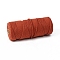 Cotton String Threads for Crafts Knitting Making, Brown, 3mm, about 218.72 Yards(200m)/Roll