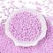 Baking Paint Glass Seed Beads, 2-Hole, Oval, Plum, 5~6x2.5~3.5x3mm, hole: 0.7~0.9mm, about 7500pcs/pound