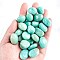 Natural Amazonite Healing Stones, Oval Stones, Pocket Palm Stones for Reiki Balancing, 15~20mm, 50g/set