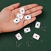 DIY Poker Playing Card Pendant Dangle Earrings Making Kit DIY-YW0004-60-7