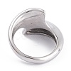 Non-Tarnish Unisex 304 Stainless Steel Finger Rings X-RJEW-K233-09B-P-2