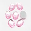 Acrylic Rhinestone Flat Back Cabochons GACR-Q011-13x18-06-1