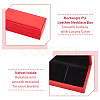 Rectangle PU Leather Necklace  Storage Boxes with Velvet Inside CON-WH0094-31D-02-5