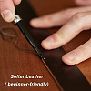 Flat Microfiber Imitation Leather Cord LC-WH0006-07B-04-6