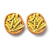 Fried Chip Doughnut Theme Opaque Resin Imitation Food Decoden Cabochons RESI-S392-02C-1