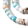 Natural Howlite Beads Strands G-G001-A03-08-4