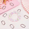 SOFPLATE Zinc Alloy Spring Gate Rings FIND-SP0001-12B-4