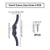 4Pcs 2 Colors Nylon Flagpole Cleat Hook AJEW-PH0001-91-4