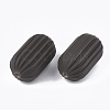 Rubberized Style Acrylic Corrugated Beads OACR-T014-18A-01-2