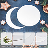 CREATCABIN 1 Set DIY Adhesive Acrylic Mirror Wall Decoration Kit DIY-CN0001-91-4