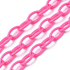 Handmade Opaque Acrylic Cable Chains KY-N014-001H-1