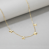 Fashionable Geometric Stainless Steel Letter Mama Pendant Necklace for Women's Daily Wear CD8695-2-1