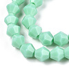 Opaque Solid Color Imitation Jade Glass Beads Strands EGLA-A039-P6mm-D20-2