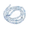 Natural Aquamarine Beads Strands G-E530-07O-2