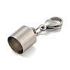 Tarnish Resistant 304 Stainless Steel Cord Ends STAS-K273-07F-P-2