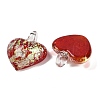 Lampwork Pendants FOIL-K003-02-3