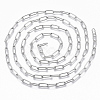 304 Stainless Steel Paperclip Chains CHS-S006-JN957-1-2