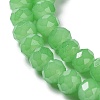 Baking Painted Imitation Jade Glass Bead Strands DGLA-A034-J8MM-A9-3