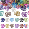 Pandahall 48Pcs 12 Styles 430 & 201 Stainless Steel Filigree Pendants STAS-TA0002-19-1