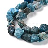 Raw Rough Natural Apatite Beads Strands G-B065-C21-4