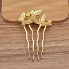 Alloy Hair Comb Findings PW-WGDE38F-02-1