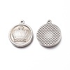 Non-Tarnish 201 Stainless Steel Pendants STAS-Z019-12P-2