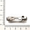 304 Stainless Steel Magnetic Clasps STAS-R140-08P-3