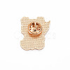 3Pcs 3 Style Bear Enamel Pins JEWB-N007-037-FF-4