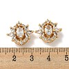 Brass Micro Pave Cubic Zirconia Beads KK-K378-05G-3