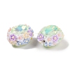 Handmade Luminous Polymer Clay Glass Rhinestone Beads CLAY-H003-05D-3