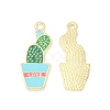 Alloy Enamel Pendants ENAM-G212-14G-05-1