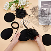 Fingerinspire Gothic Style  Fascinator DIY Kit DIY-FG0005-11-3