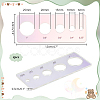 Acrylic Measuring Tool for Doll Craft Eyes TOOL-WH0155-110A-01-2