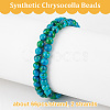 Olycraft 2 Strands Synthetic Chrysocolla Beads Strands G-OC0004-97-4