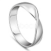 SHEGRACE Rhodium Plated 925 Sterling Silver Rings JR732A-01-1