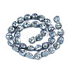 ABS Plastic Imitation Pearl Beads Strands KY-N015-15-A02-2