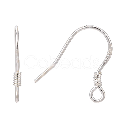 925 Sterling Silver Earring Hooks STER-P032-03S-1